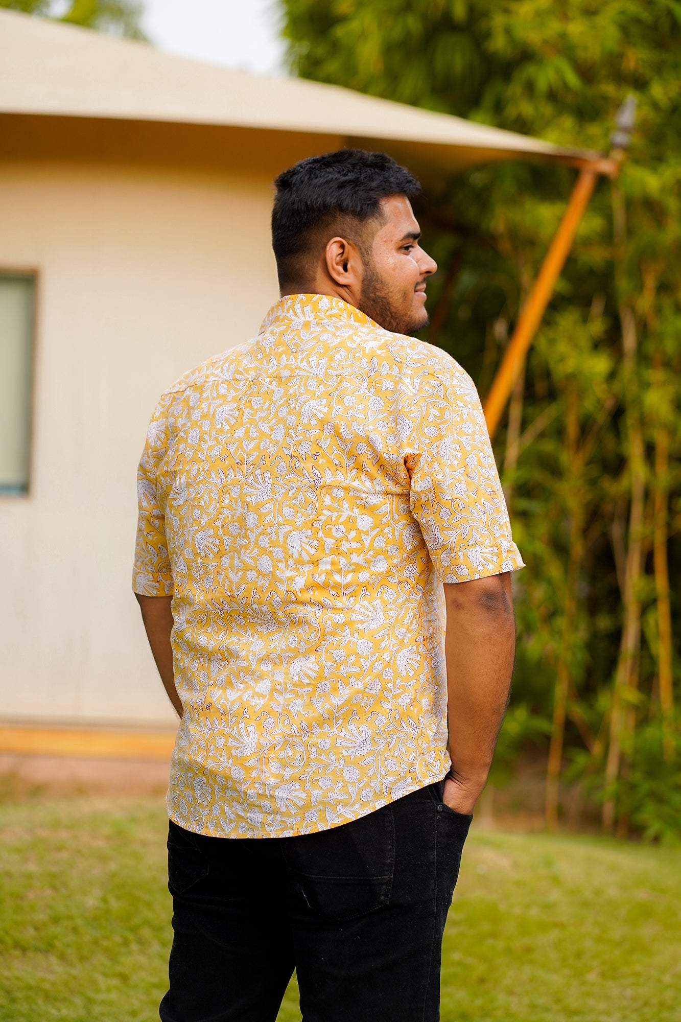 Hand Block Printed Cotton Shirt