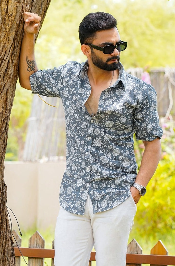 Cotton Slub Men Shirt