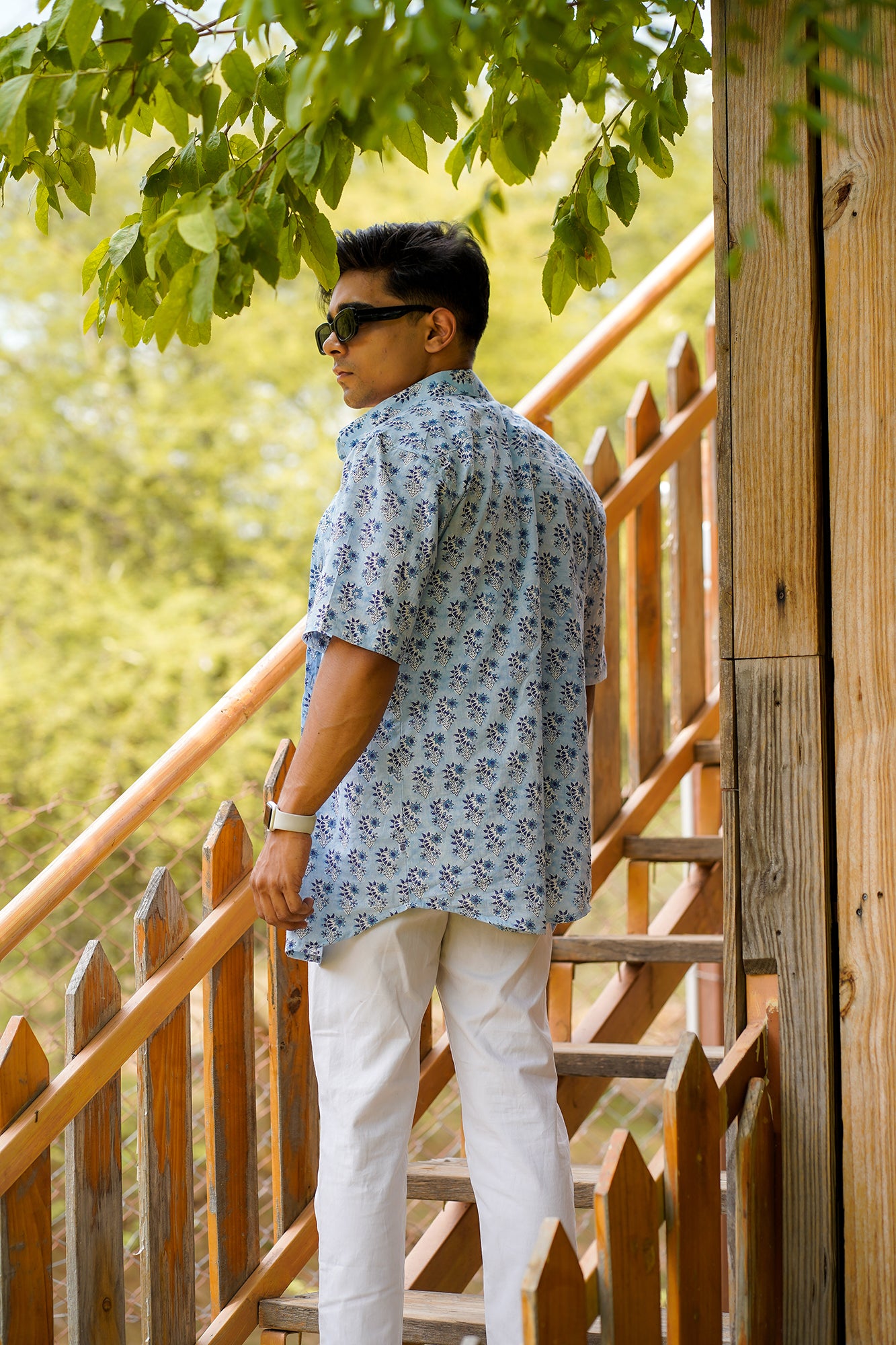 Hand Block Printed Cotton Shirt